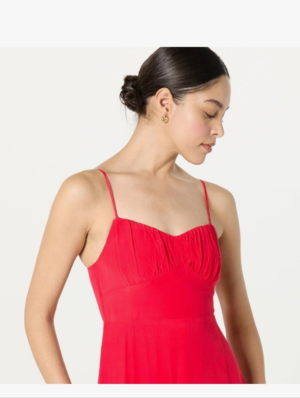 Bright Red Maxi Skirt